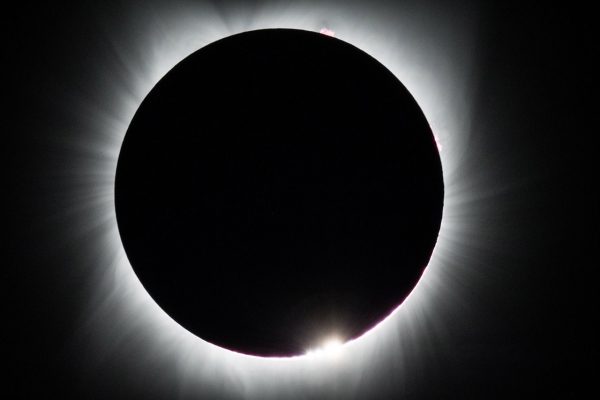 The 2017 Great American Eclipse at totality. Image Credit: Ed Jones