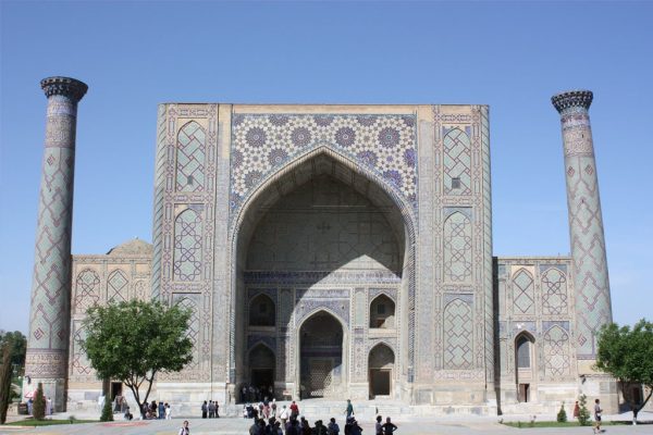 The Madrasa of Ulugh Beg in Samarkand. Image Credit: Samarkand Observatory/Museum