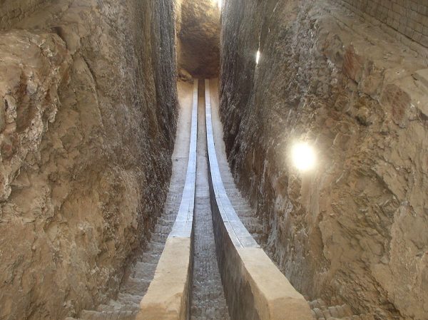 Ulugh Beg Observatory's Fakhrī sextant in Samarkand. Image Credit: Wikipedia