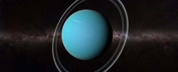 Uranus and its rings. Image Credit: SCIEPRO/Science Photo Library/Getty Images