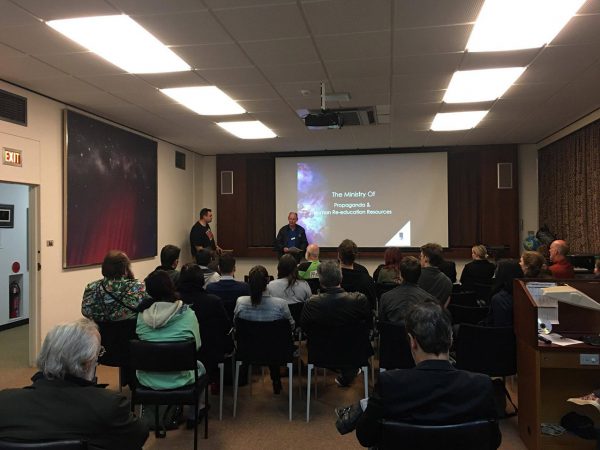 New volunteers at a training session at Perth Observatory. Image Credit: Michelle Ashley-Emile