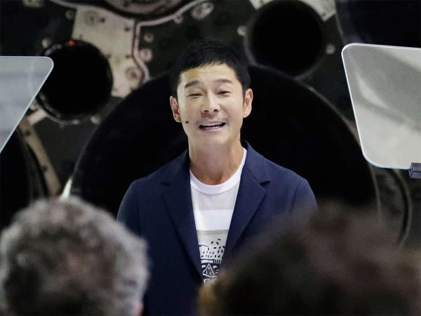 The Japanese billionaire and fashion mogul Yusaku Maezawa. Image Credit: Chris Carlson/AP
