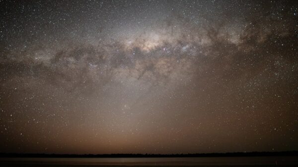 The Zodiacal Light at Lake Poorrarecup. Image Credit: Matt Woods